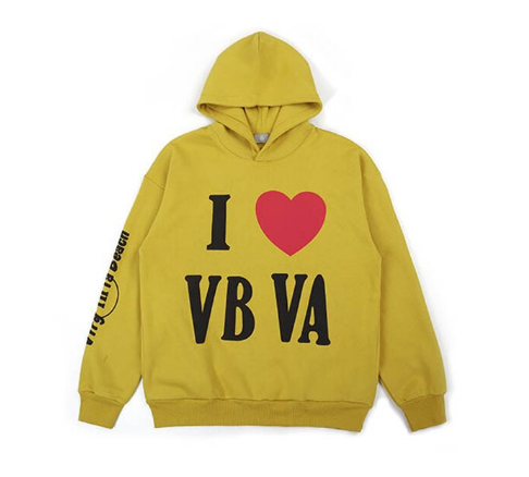 I Love VB VA hoodie