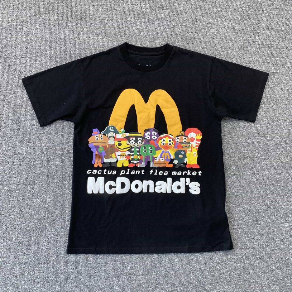 CPFM x McDonald's Cactus Buddy Black T-shirt